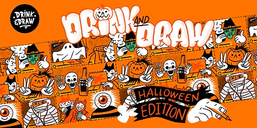 Este sábado visita el Drink and Draw Halloween Edition