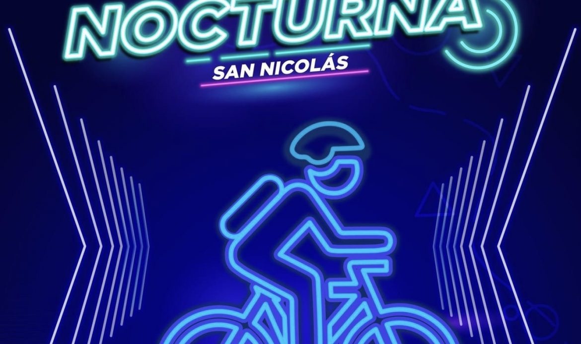 El municipio de San Nicolás te invita a su rodada nocturna